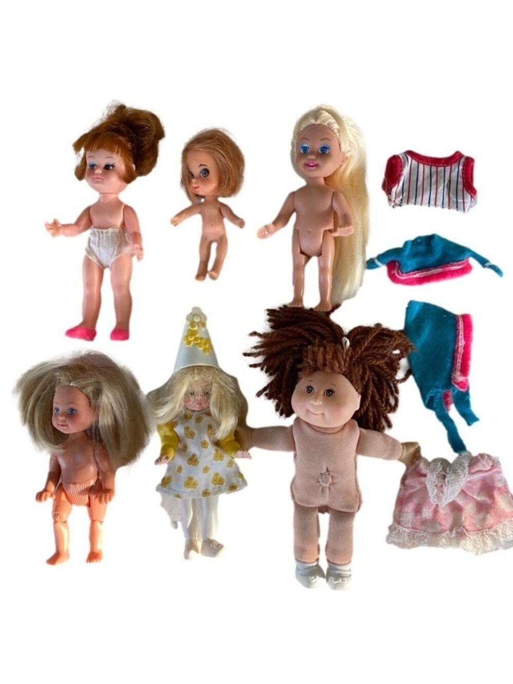 VINTAGE Small Doll Collection Lot of 6